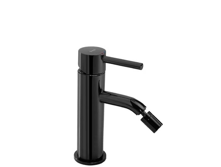 Rea Lungo Zwart/Chrome Bidetkraan Messing Eengreepsmengkraan voor WC Toilet Badkamer (Metallic Zwart)