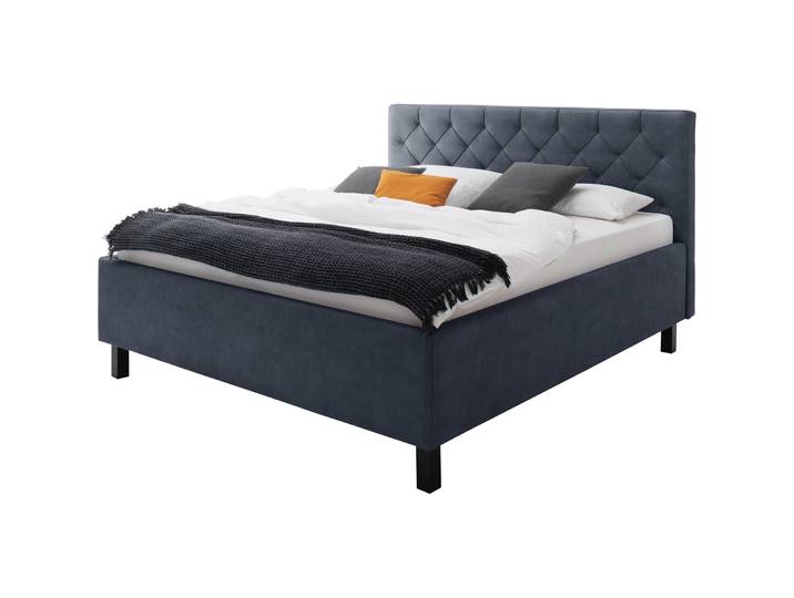 Bett Belial taubenblau Bezug Stoff 160 x 200 cm