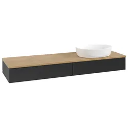 Villeroy & Boch Antao Waschtischunterschrank 1600x190x500mm L16011PD mit Beleuchtung FK/AP: PD/1