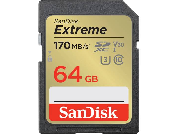 SanDisk SDXC Extreme 64GB 80MB/s