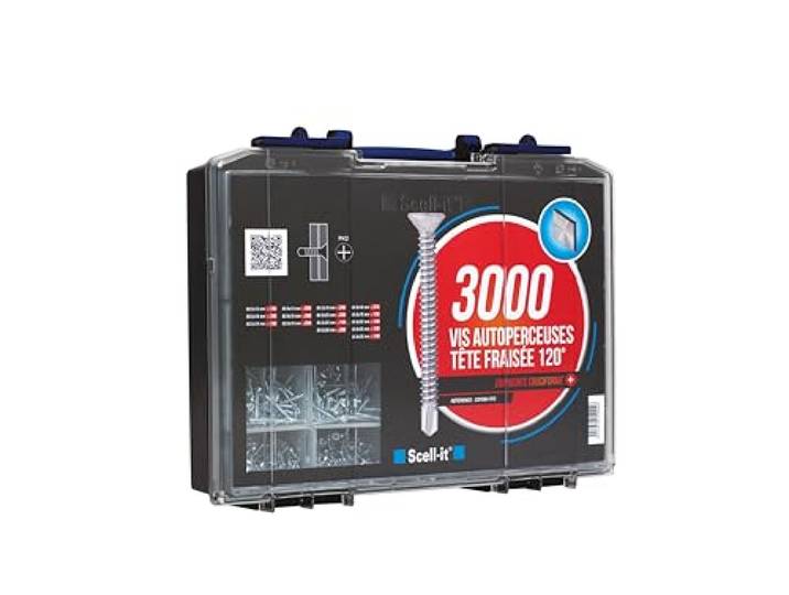 Coffret de 2830 vis autoperceuses TFC SCELL-IT