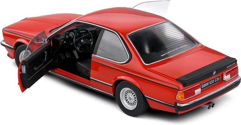 Miniature 1:18 BMW 635 CSI (E24) Année 1984 henna rouge - Solido