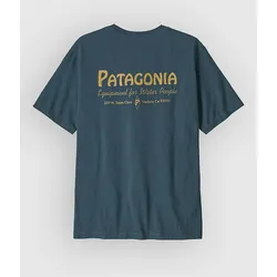 Patagonia Water People Banner T-Shirt summit blue Gr. XXL
