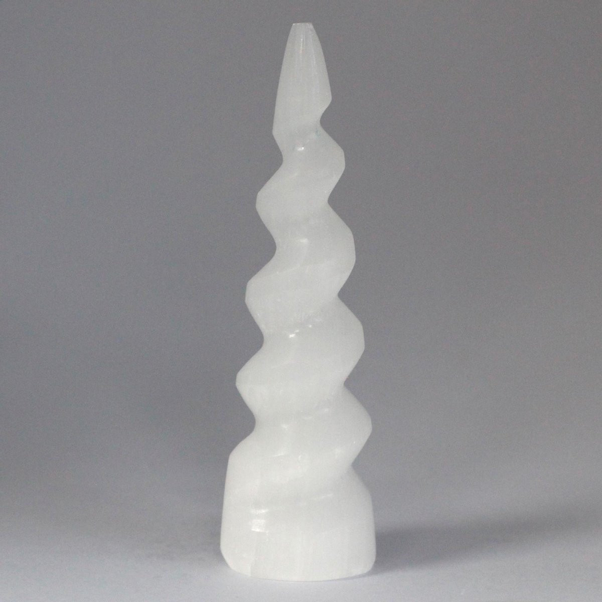 Joy of Balance Seleniet spiraalvormige eenhoornhoorntoren voor volwassenen, 15 cm
