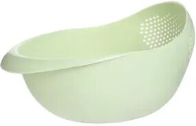 Friendly Fresh Finds Food Grade Rice Washing Bowl Vegetable Washing Basket Kitchen Colander green