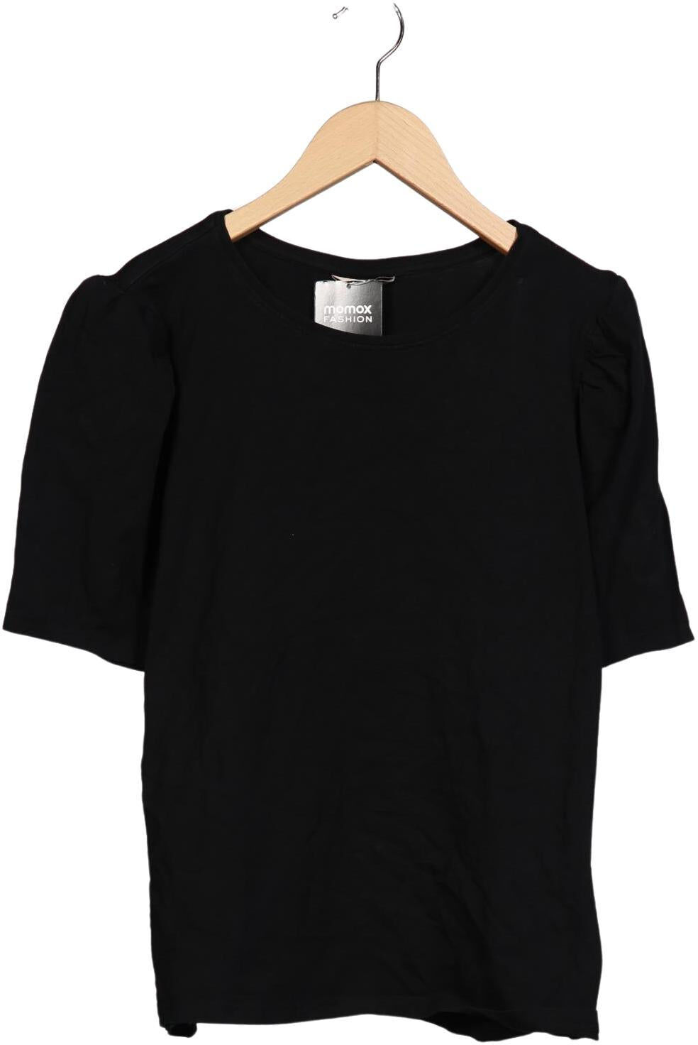 Freequent Damen T-Shirt, Schwarz, Gr. XL, Baumwolle / Elasthan - Second Hand
