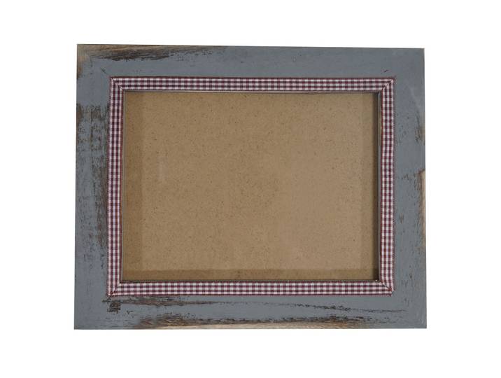 BILDERRAHMEN SHABBY-LOOK rechteckig Grau