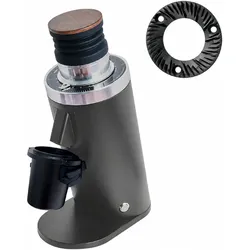 ROASTLY DF64 DLC Coffee Grinder Gen 2 II V2.7, Famous White Label, Electric Single Dose Coffee Grinder, Near Zero Retention (Grey)