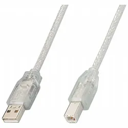 USB 2.0 Kabel zu transparent 3m
