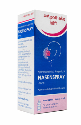 NOWEDA Apothekergenossenschaft eG Nasenspray XYLOMETAZOLIN IVC Pragen 0,1% Lösung 10 ml 18501406