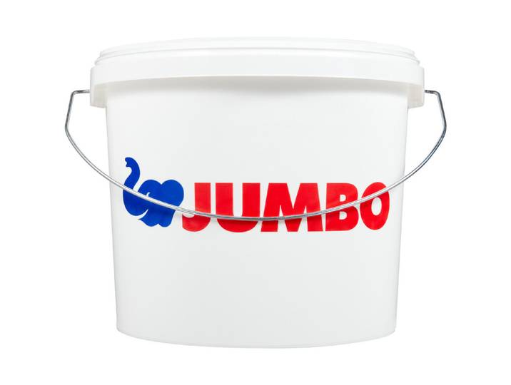 Jumbo Farbeimer Weiss 8 l 270 x 270 x 22 mm Ø 25 cm Kunststoff