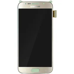 Samsung SVC LCD Assembly Gold (Display, Samsung Galaxy S6), Mobilgerät Ersatzteile, Gold