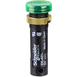 Schneider Electric XVLA333 Leuchtmelder, Harmony XVL, 12mm, grün, geschützte LED, 24V DC, Gewindeanschluss