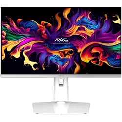 MSI MAG 272QPW QD-OLED X28 Gaming Monitor (2560 x 1440 Pixel, 26.50"), Monitor, Weiss