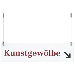 GALERIE Deckenhänger, ESG, 15 x 60 cm, einscheibig