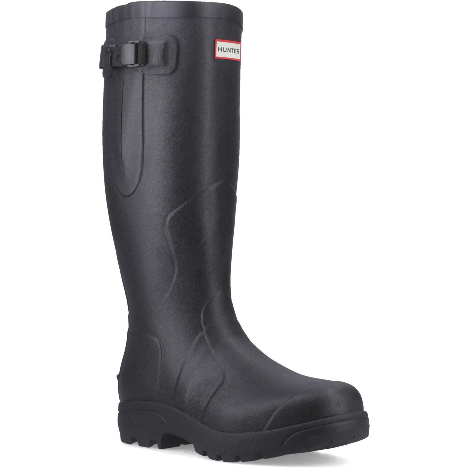 Hunter Balmoral MK II Laars Rubber Heren Zwarte Wellingtonlaarzen