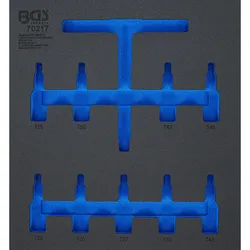 BGS Werkstattwageneinlage 2/3 leer für Art. 70217 - 7131-1