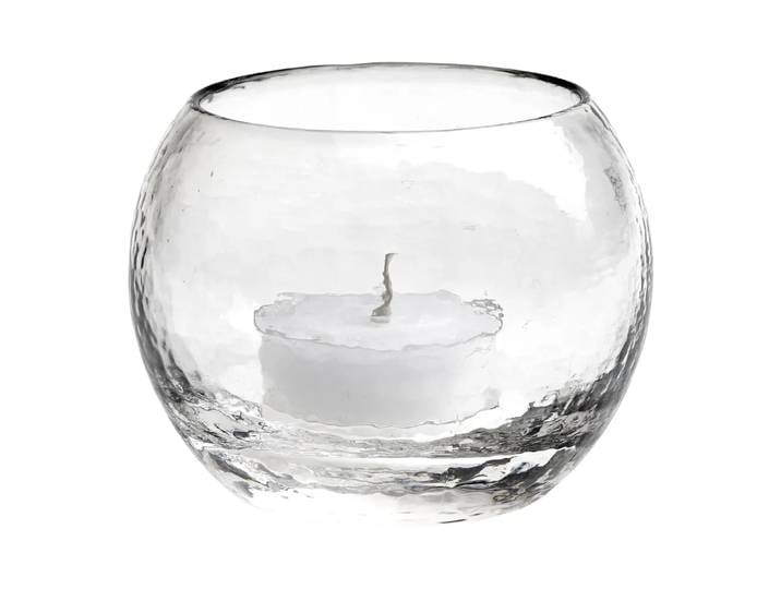 Windlicht Mondo, Hergiswil, transparent, Glas