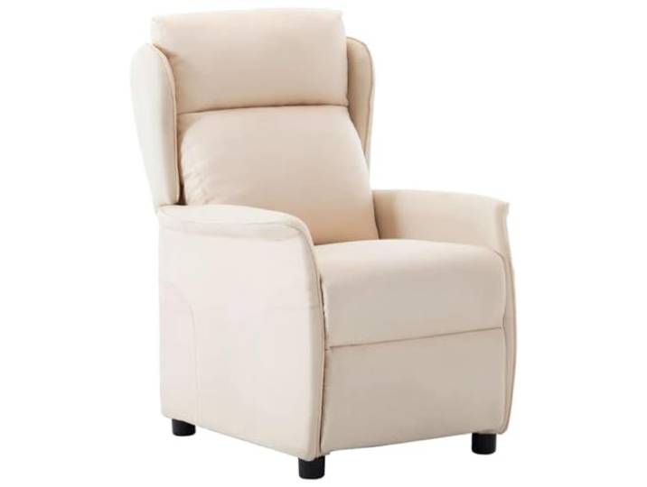 Heofavd Relaxsessel Creme 66,5x94x101,5 cm Manuell Verstellbar