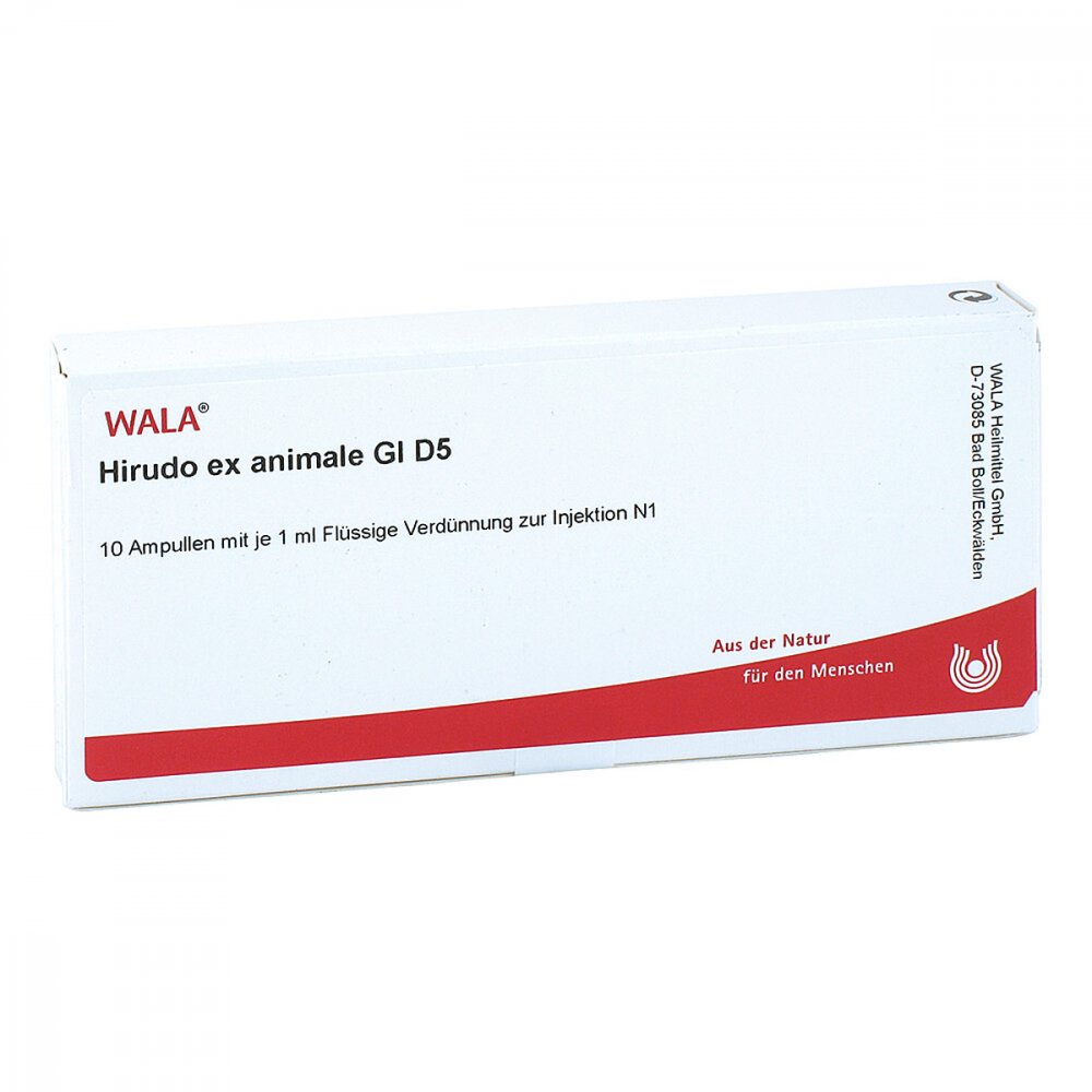 WALA Heilmittel GmbH Hirudo Ex Animale Gl D5 Ampullen 04618955