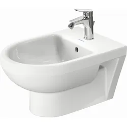 Duravit No. 1 Basic Wandbidet 2279150000 weiss, mit Überlauf, mit Hahnlochbank