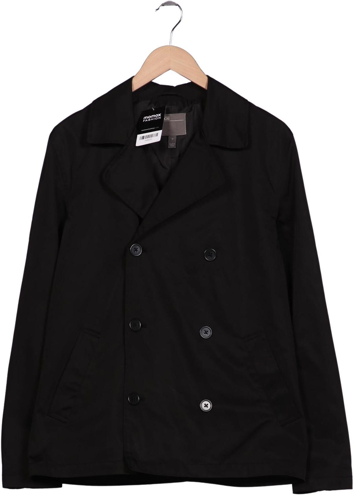 asos Herren Jacke, Schwarz, Gr. M, Synthetik - Second Hand
