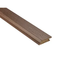 18x70 mm NATURinFORM WPC Fassadenprofil, "Die Gestaltende small", mit Holzmaserung, leicht gebürstet, kastanienbraun, Deckmaß: 66mm