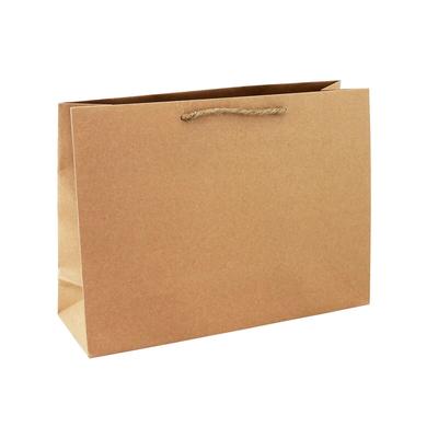 Clairefontaine 6x Kraft Shoppingtasche 37,3x11,8x27,5 cm - Kartonbraun 28800-6C