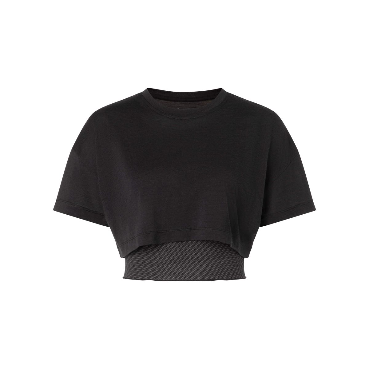 Super.Natural W Crop Tee jet black/jet black (D26) S SNW024570D26S