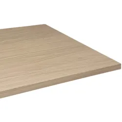 Restootab - Tischplatte 90x90 Dekor helle Eiche