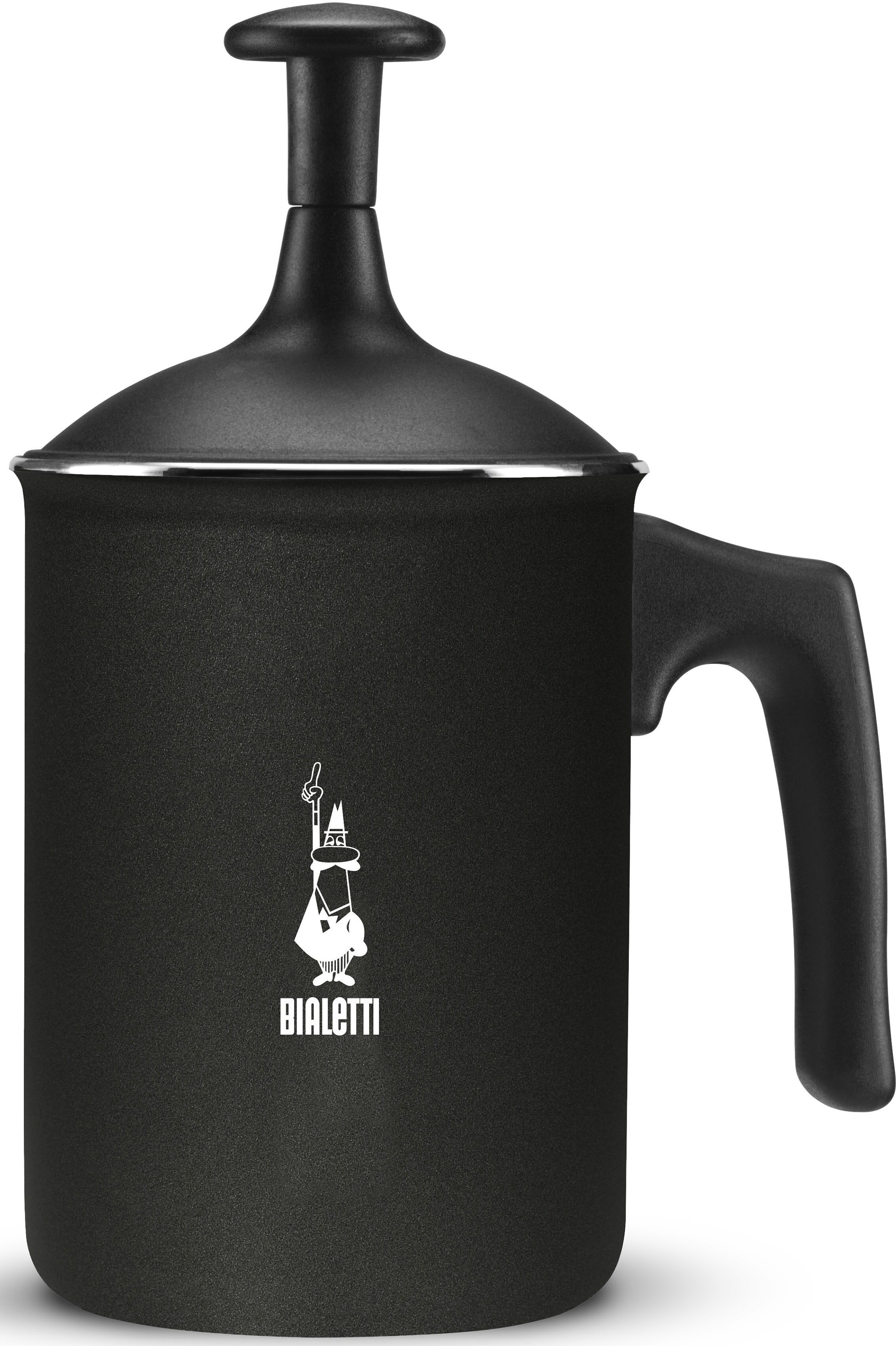 Milchaufschäumer BIALETTI "Tuttocrema", schwarz, H:23cm, Milchaufschäumer, Milchaufschäumer, 6-Tassen-Variante: 330 ml