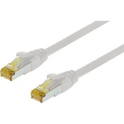 TTL 1802-0,5-UF - Patchkabel, Cat.6a, S/FTP, UltraFlex, 0,5 m, weiß