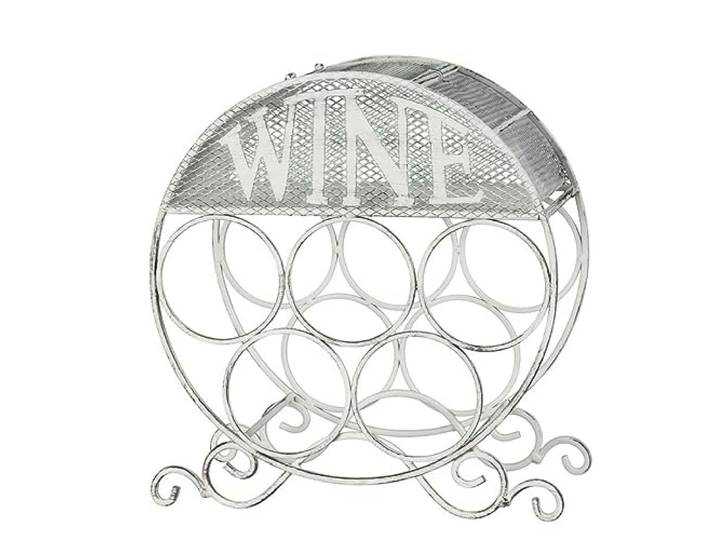 Ambiente Haus Weinflaschenständer Wine Schmiedeeisen rund