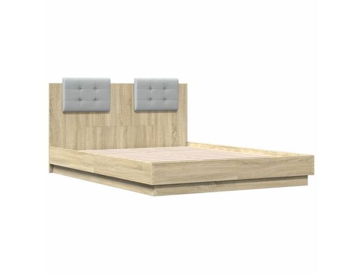 NOUVEAU Grand lit adulte - Cadre de lit - COCO - sans matelas - 2 personnes - chêne sonoma 135x190 cm _00uak56t
