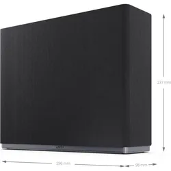 Sharp AQUOS Wireless Surround Subwoofer (1 Stk., 45 W), HiFi + Heimkino Lautsprecher, Schwarz