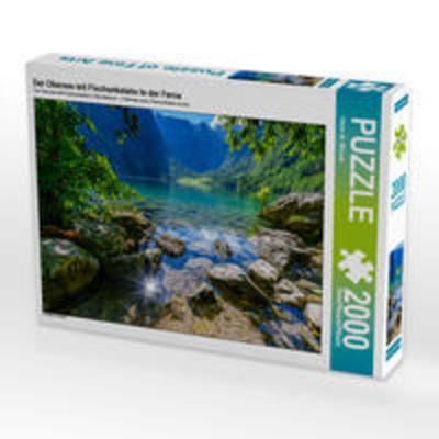 CALVENDO Puzzle Der Obersee mit Fischunkelalm in der Ferne 2000 Teile Lege-Größe 90 x 67 cm Foto-Puzzle Bild von Dieter-M. Wilczek