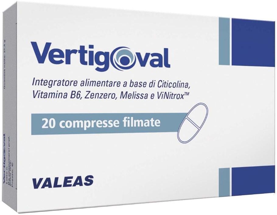 VALEAS IND.CHIM.FARMAC. SpA Valeas, Vertigoval, 20 Compresse