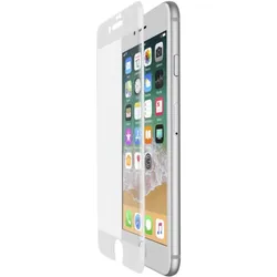 Belkin TemperedCurve - Bildschirmschutz für Handy (Apple iPhone 7 Plus), Smartphone Schutzfolie, Weiss