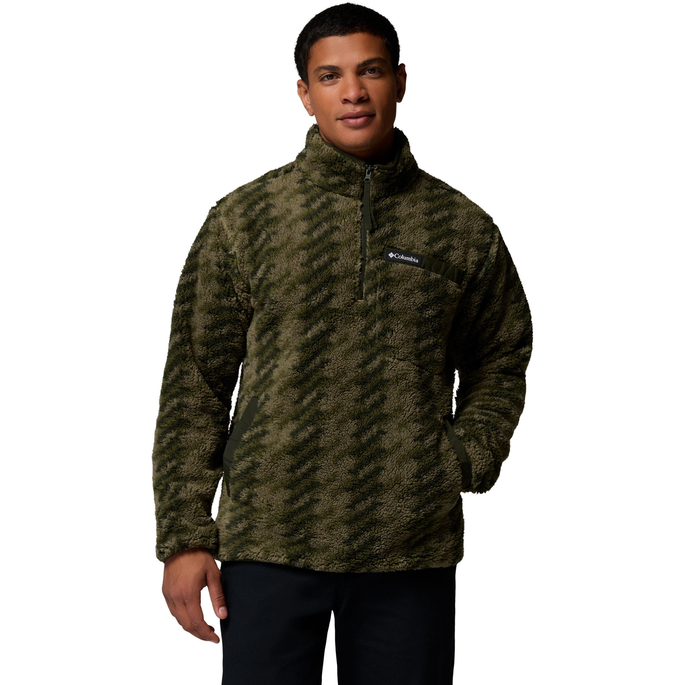 Columbia Rugged Ridge Half Zip Herren Pullover gruen Größe XXL Lifestyle Widerstandsfähig