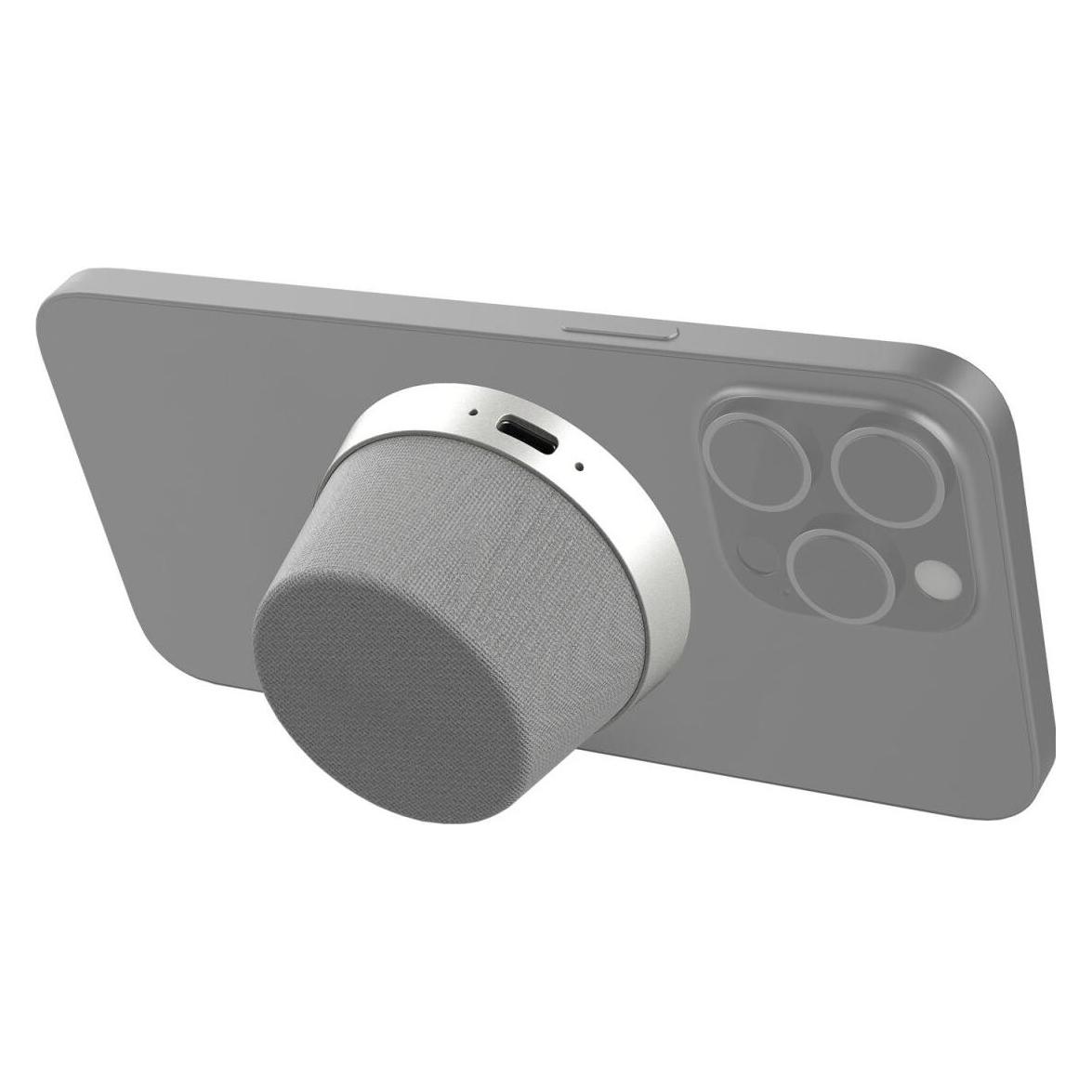 4smarts Bluetooth Lautsprecher SoundForce MagSafe silber/grau (12 h) (540702)