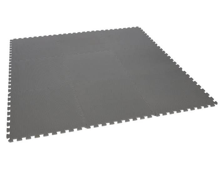 Pool Bodenschutzplatten Premium Grau 50 × 50 cm 9 Stück