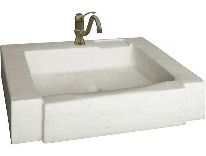 Evier Modène - pierre reconstituée - 74 x 57 x 15.5 cm