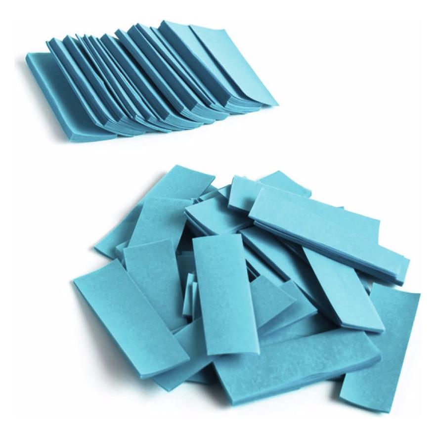 TCM Slowfall Konfetti rechteckig 55x18mm, hellblau, 1kg (51708812)