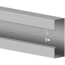 GGK 11750 Brüstungskanal-Unterteil BRS 60x170mm, Stahl, 80 mm Oberteil, verzinkt BRS 60x170/80-UT BRS60x17080UT  - 2 Meter