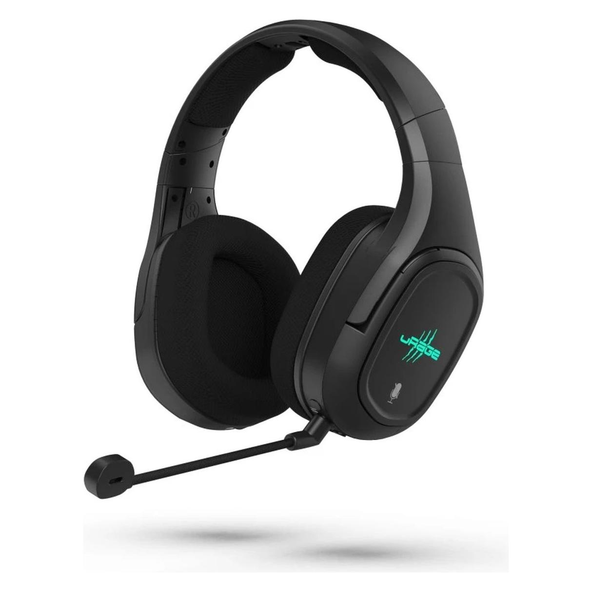 Urage Wireless-Gaming-Headset "SoundZ 920" + Station, Schwarz (Docking, Kabelgebunden, Kabellos) (00217867)