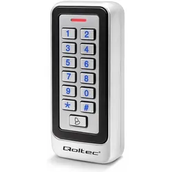 Qoltec, Zutrittskontrolle, 52442 Codeschloss RHEA su RFID-Leser Code Card Schlüsselanhänger Türklingel IP68 EM