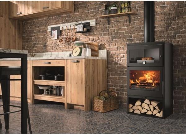 Holzofen - PANADERO - Faro Ecodesign - 6,9 kW - Holzscheite 60 cm