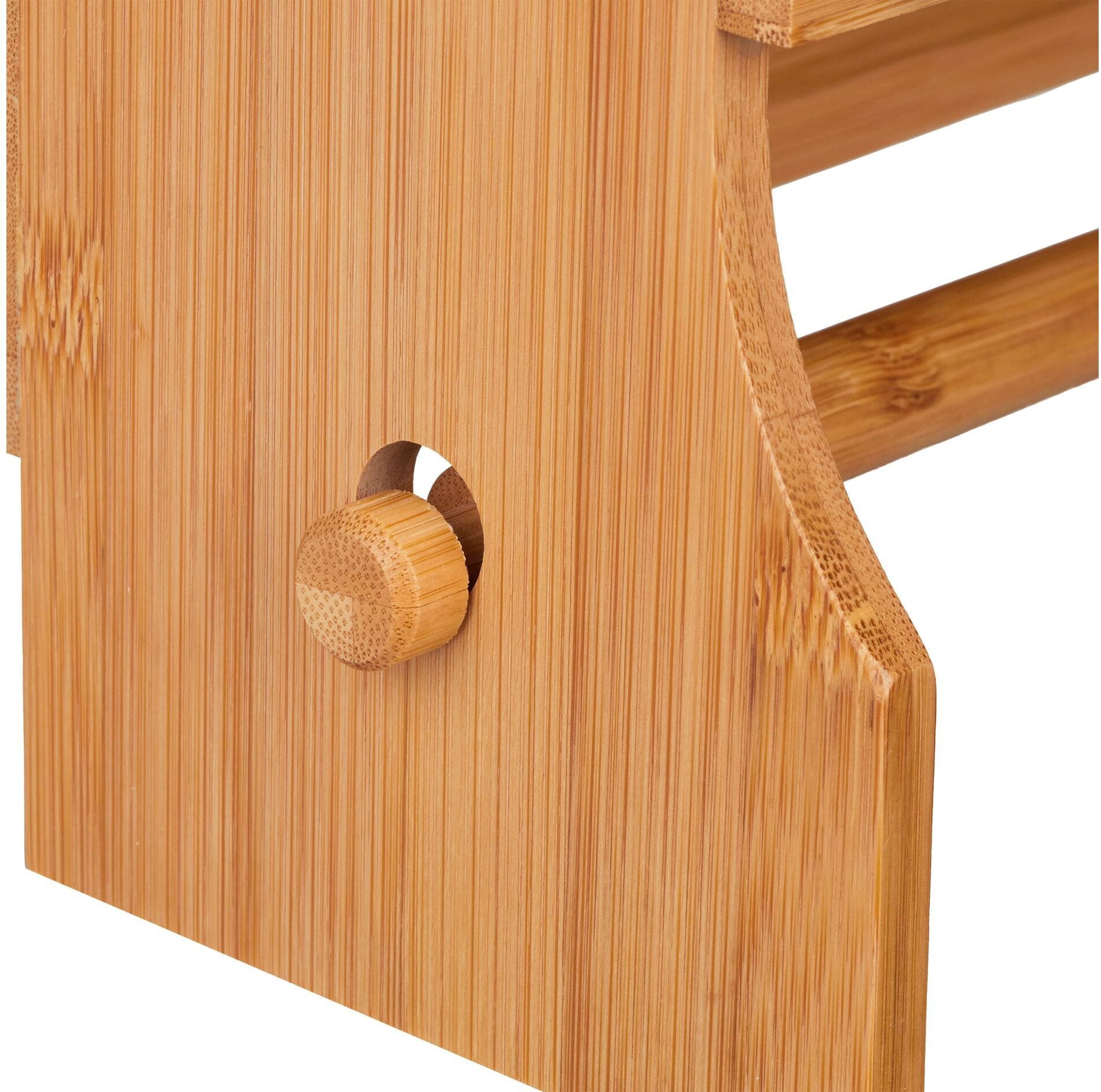 Wandrollenhalter RELAXDAYS, braun (hellbraun), Stahl, Küchenrollenhalter, Wandrollenhalter hellbraun Einheitsgröße