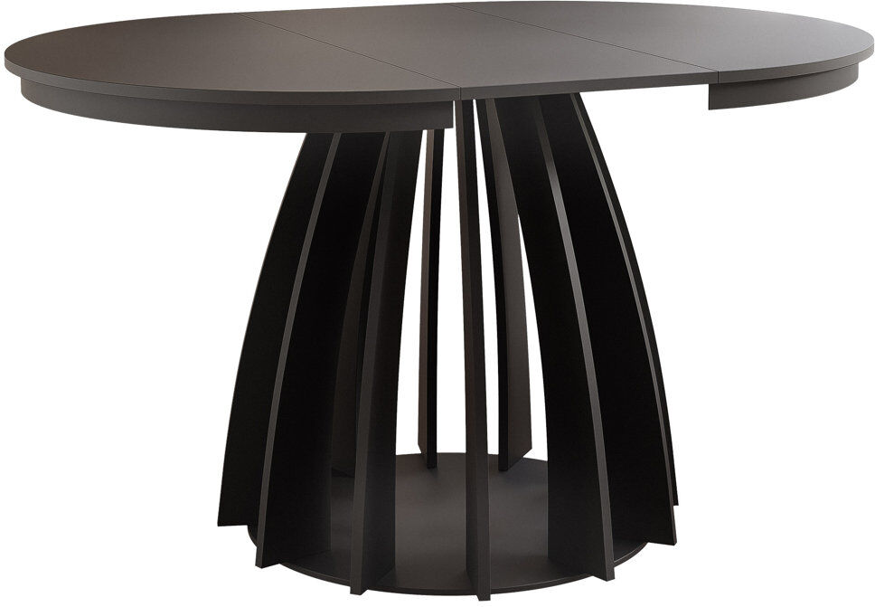 Norden Home 140 cm Extendable Round Dining Table Black/Black
