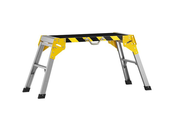 Homcom Werkbank Aluminiumlegierung Schwarz, Metall, 32x50x110 cm, Freizeit & Co, Heimwerken, Werkstatteinrichtung, Werkbänke